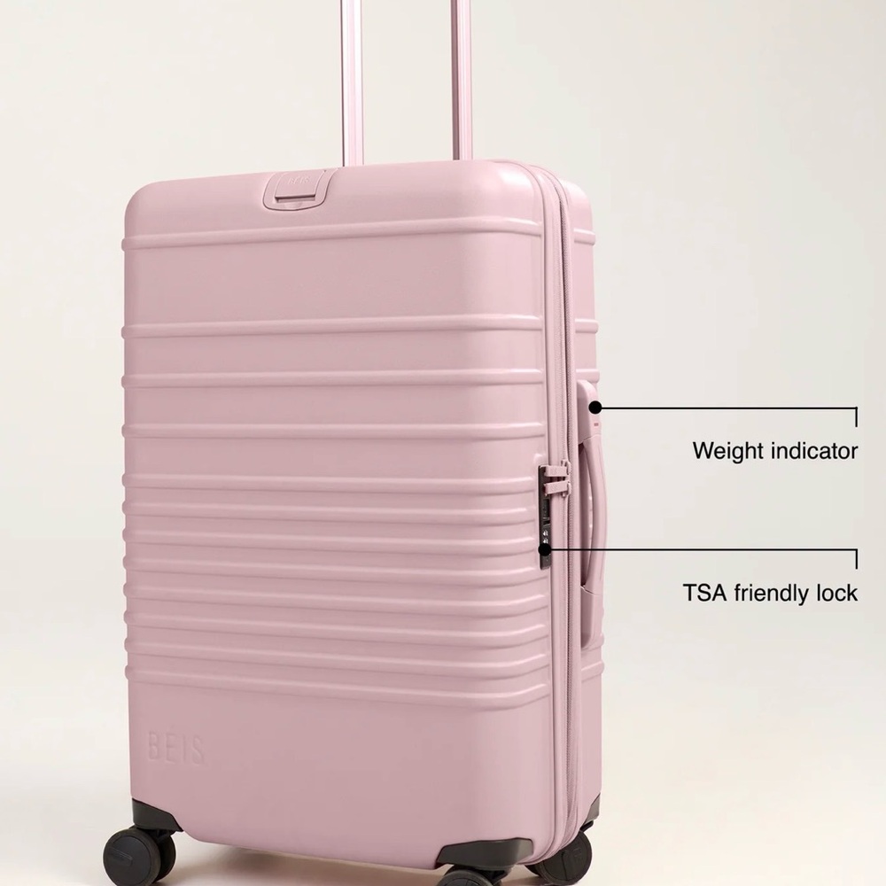 NEW BEIS Medium Check-In Roller 
in Atlas Pink - Picture 5 of 5